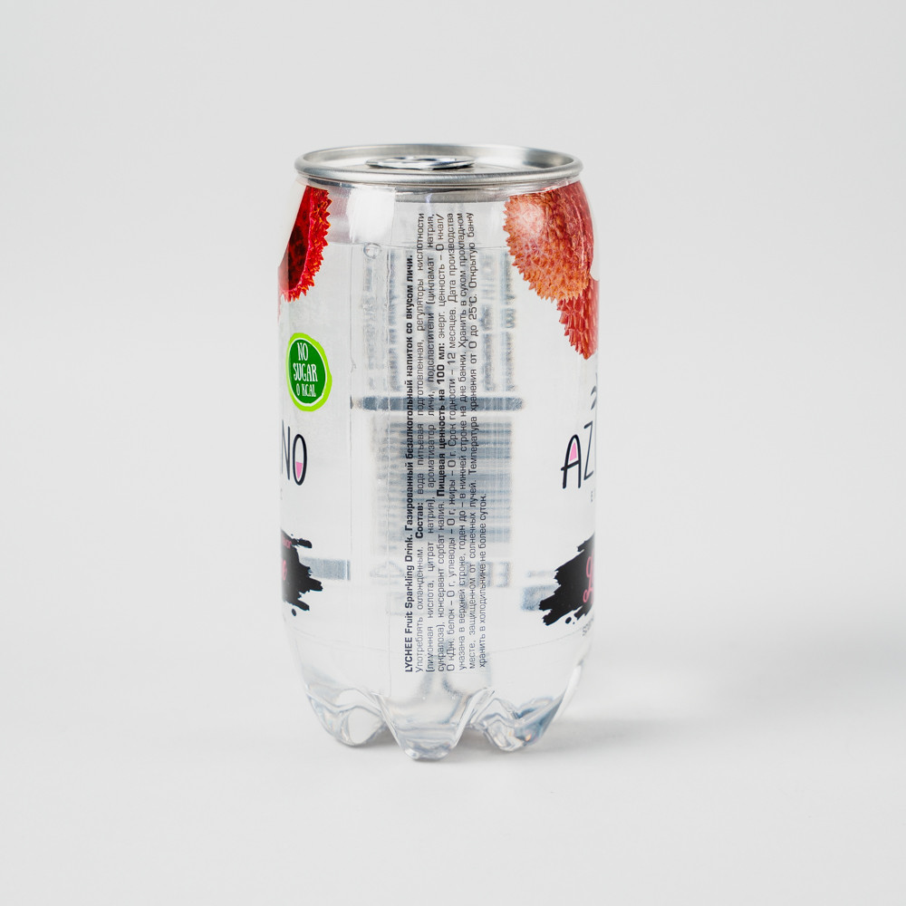 Напиток газированный "Aziano" - Личи 345 мл qiymət 2.2₼ | Unity Food