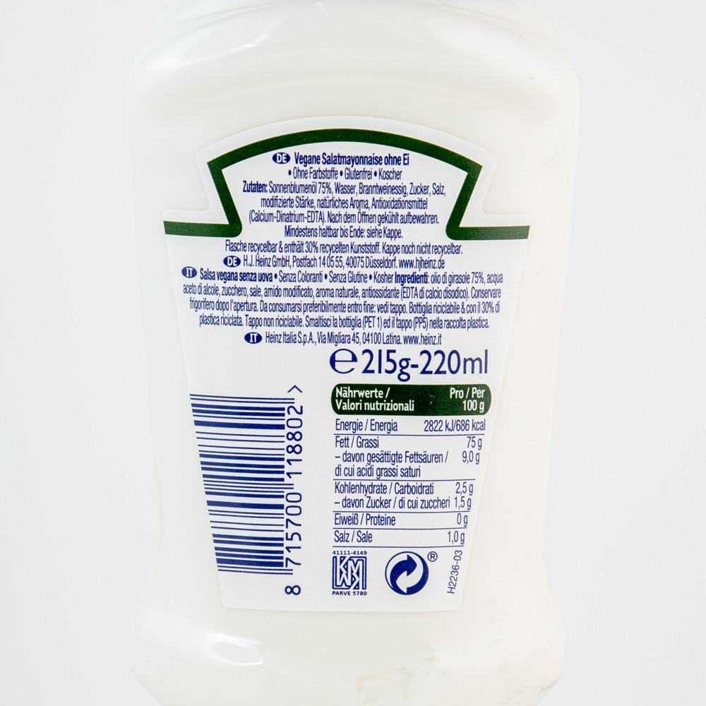 HEINZ MAYO VEGAN ML. 220